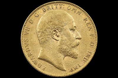 Libra Eduardo VII 1906 P Grã-Bretanha